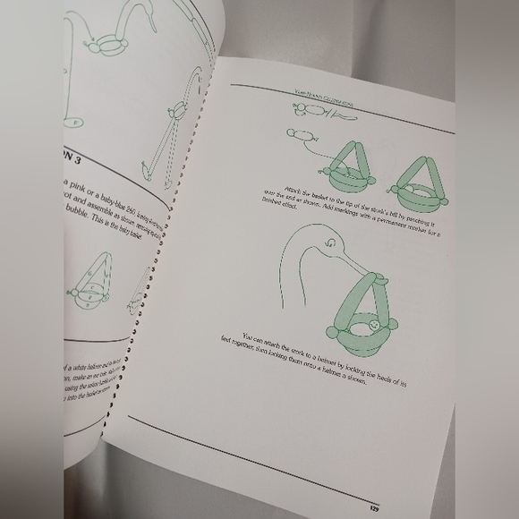 BALLOON ANIMALS: 1998 Captain Visual's Big Book Of Balloon Art. - Picture 7 of 12